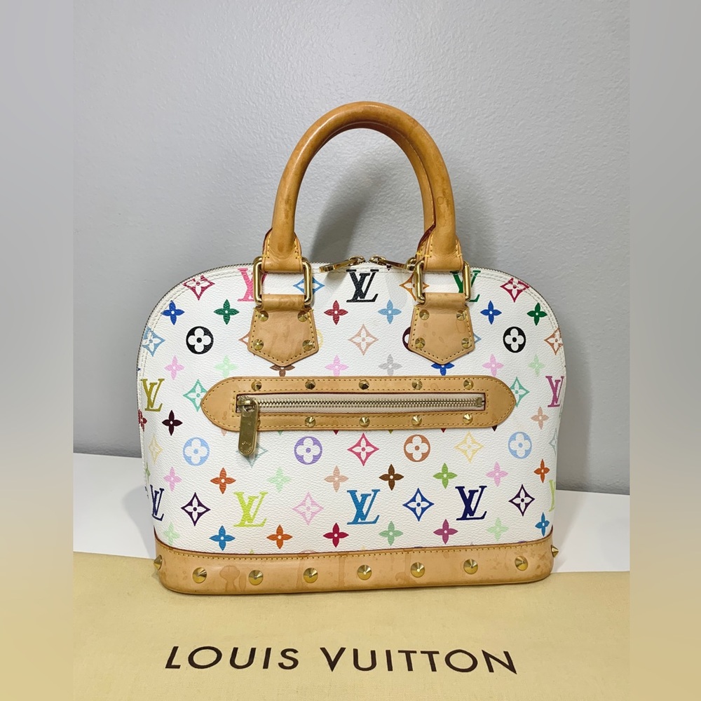 Sold. Louis Vuitton Alma PM Multicolor Tote / Satchel